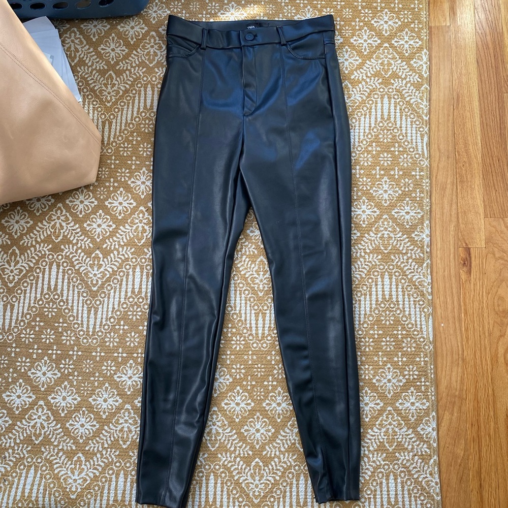Zara Leather Pants